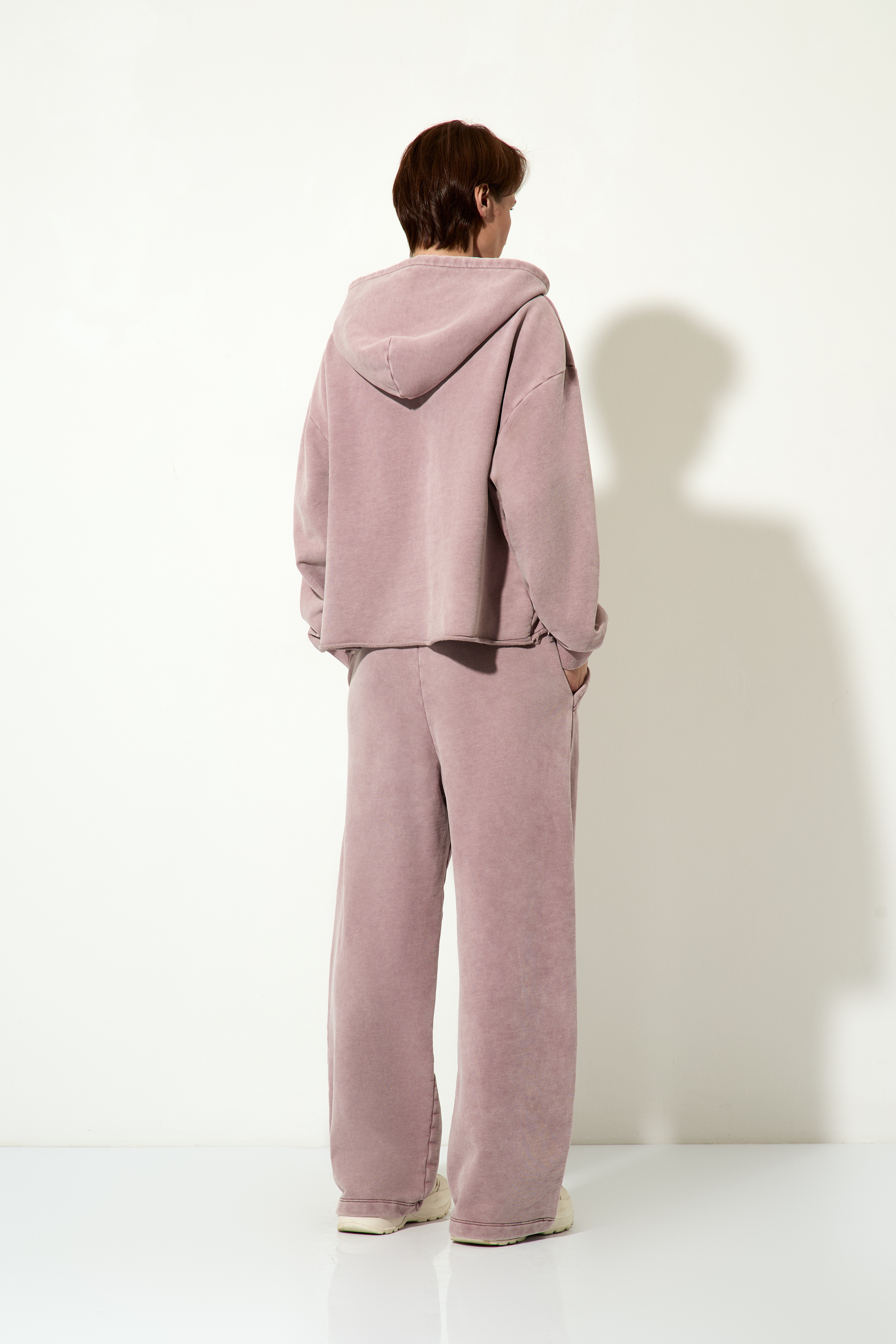 Худи сиреневого цвета VASSA CODE, пол женский, цвет сиреневый