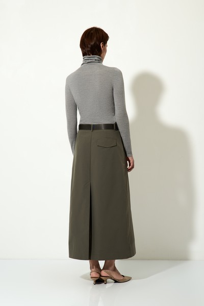 Юбка VASSA CODE, пол женский, цвет серый, фото №3