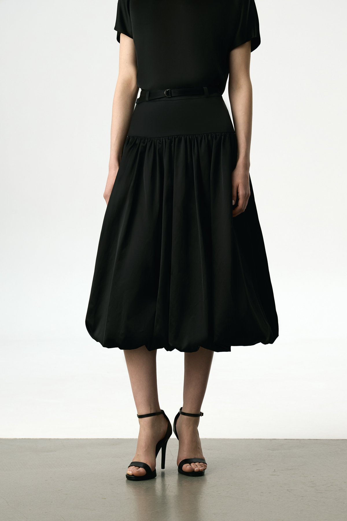 Юбка-баллон VASSA&Co, пол женский, цвет черный, фото №4