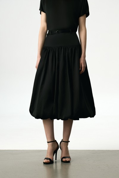 Юбка-баллон VASSA&Co, пол женский, цвет черный, фото №2