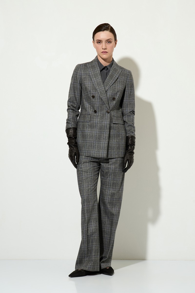 Жакет в клетку VASSA&Co, пол женский, цвет серый, фото №2