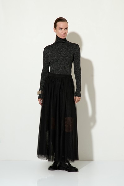 Юбка-макси VASSA&Co, пол женский, цвет черный, фото №2