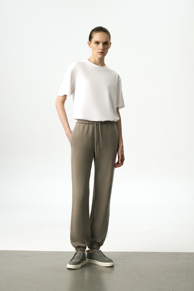 Брюки спортивные VASSA CODE, пол female, цвет зеленый, фото №2