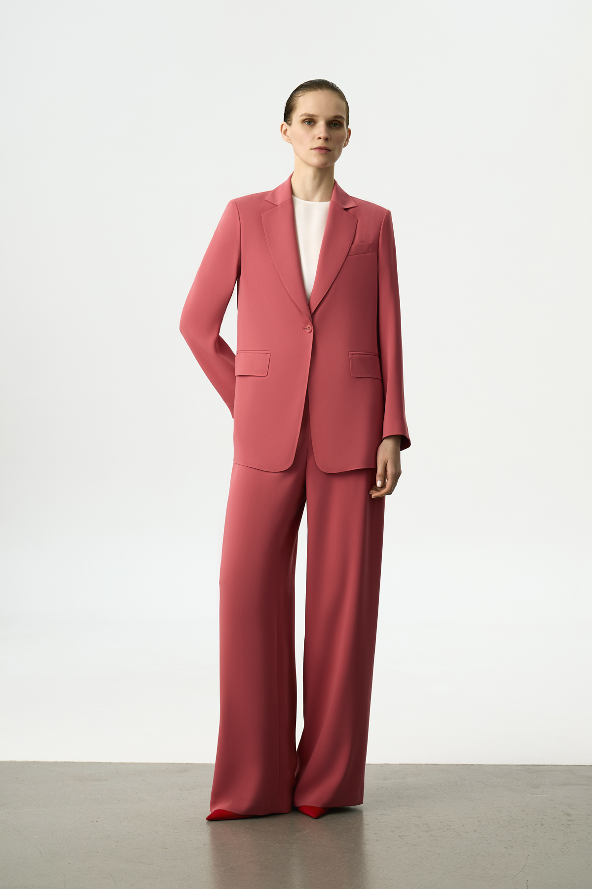 Жакет розовый VASSA&Co, пол female, цвет pink, фото №3