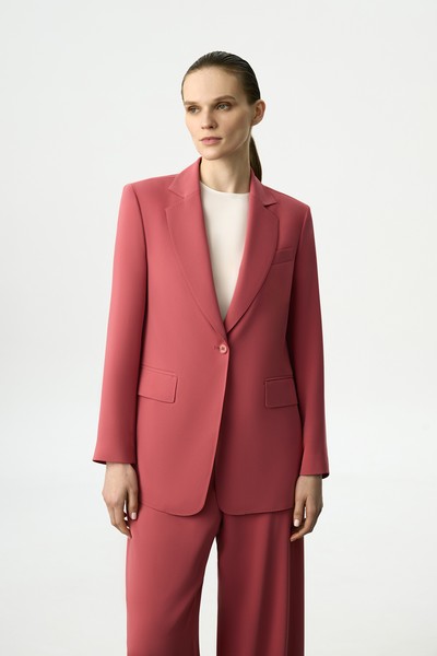 Жакет розовый VASSA&Co, пол female, цвет pink, фото №4