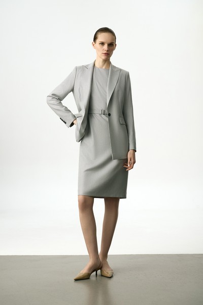 Платье-футляр VASSA&Co, пол женский, цвет серый, фото №2