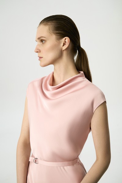 Платье розовое VASSA&Co, пол женский, цвет розовый, фото №2