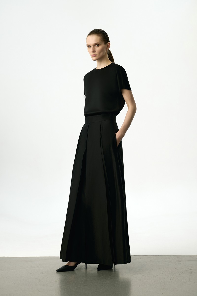 Юбка VASSA&Co, пол женский, цвет черный, фото №2