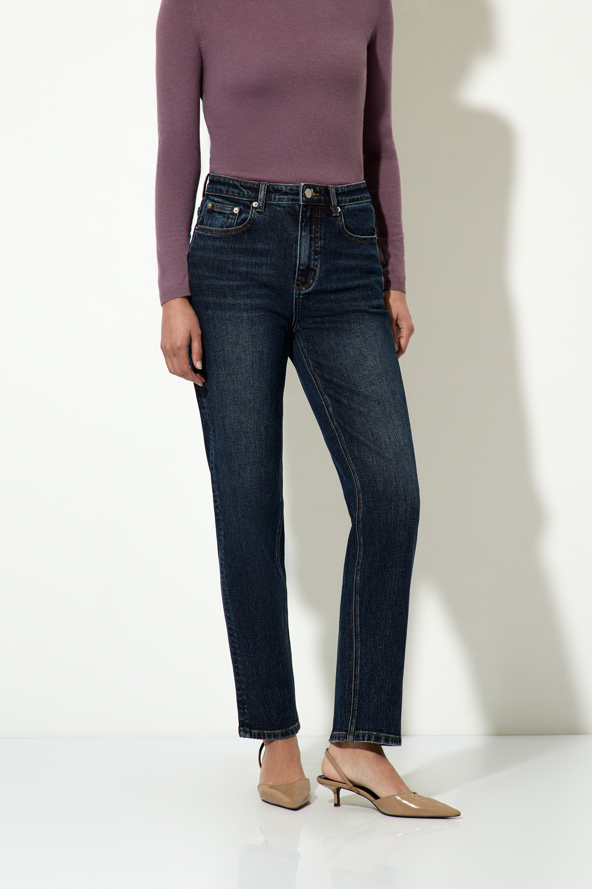 Джинсы Skinny VASSA CODE, пол female, цвет синий