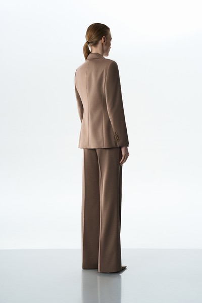 Жакет коричневый VASSA&Co, пол женский, цвет коричневый, фото №3