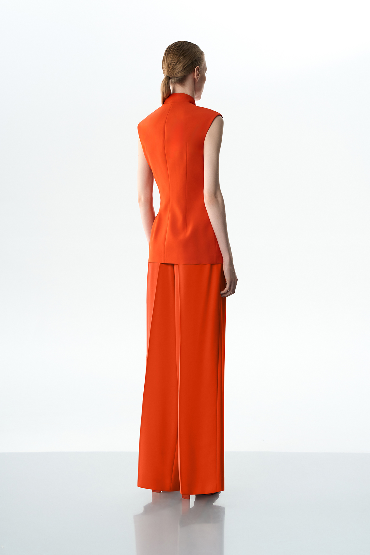 Жилет асимметричный VASSA&Co, пол female, цвет red, фото №6