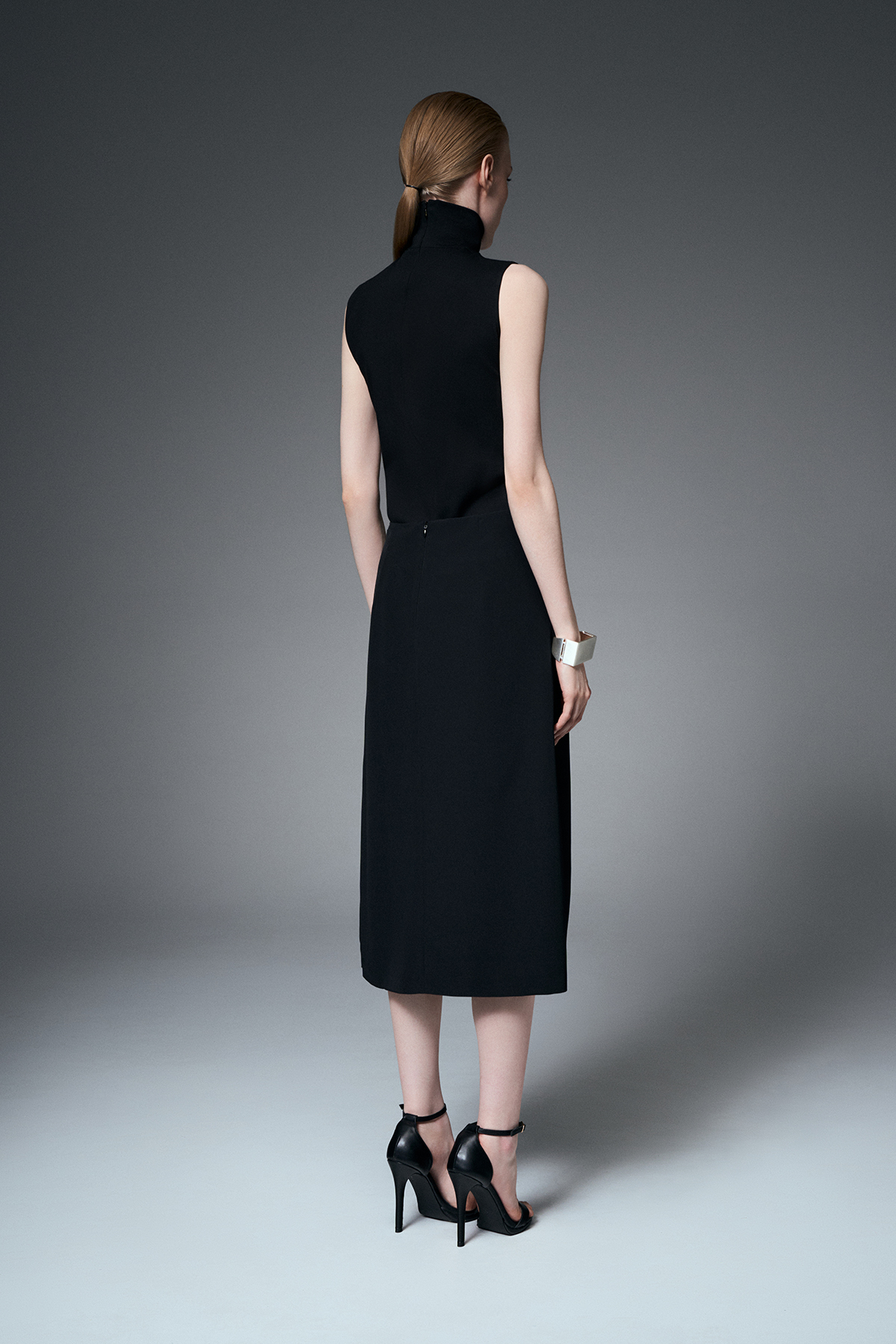 Юбка с асимметричной деталью VASSA&Co, пол female, цвет black, фото №5