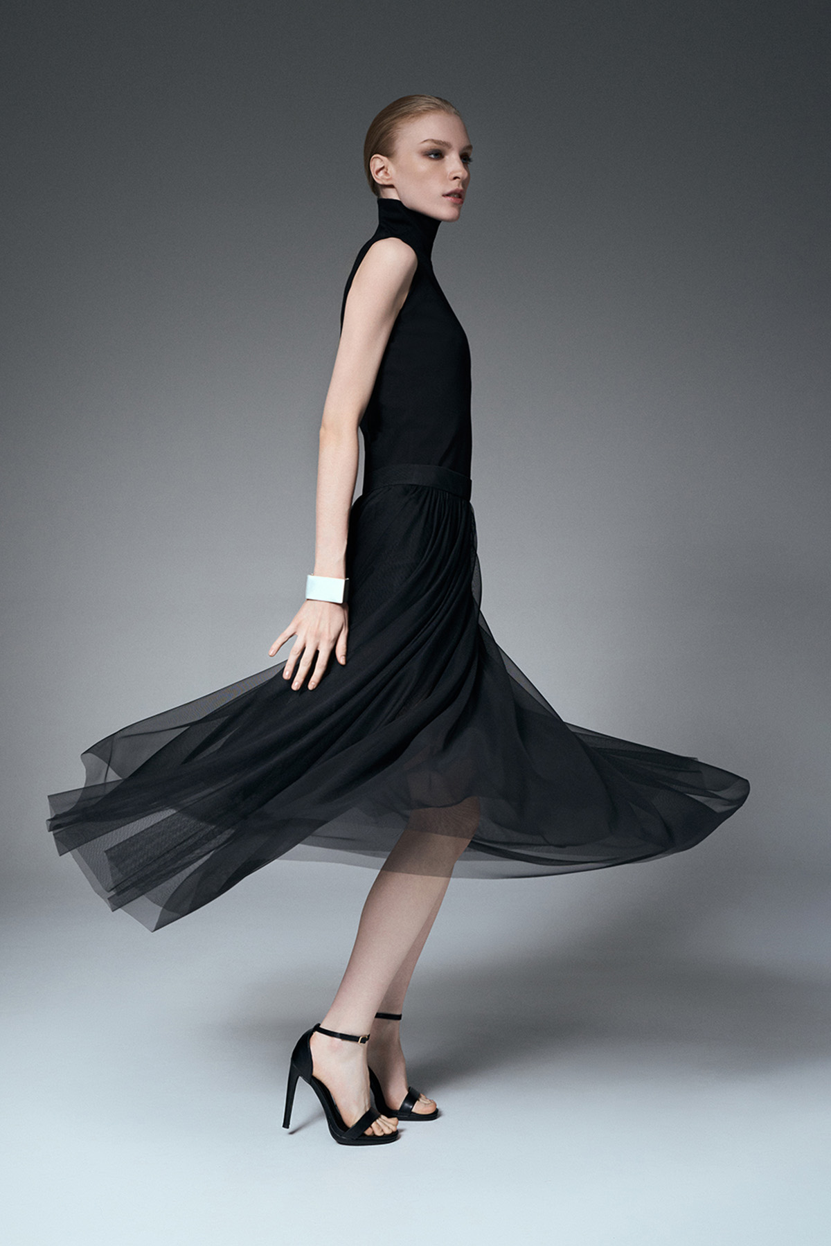 Юбка-макси VASSA&Co, пол женский, цвет черный, фото №2