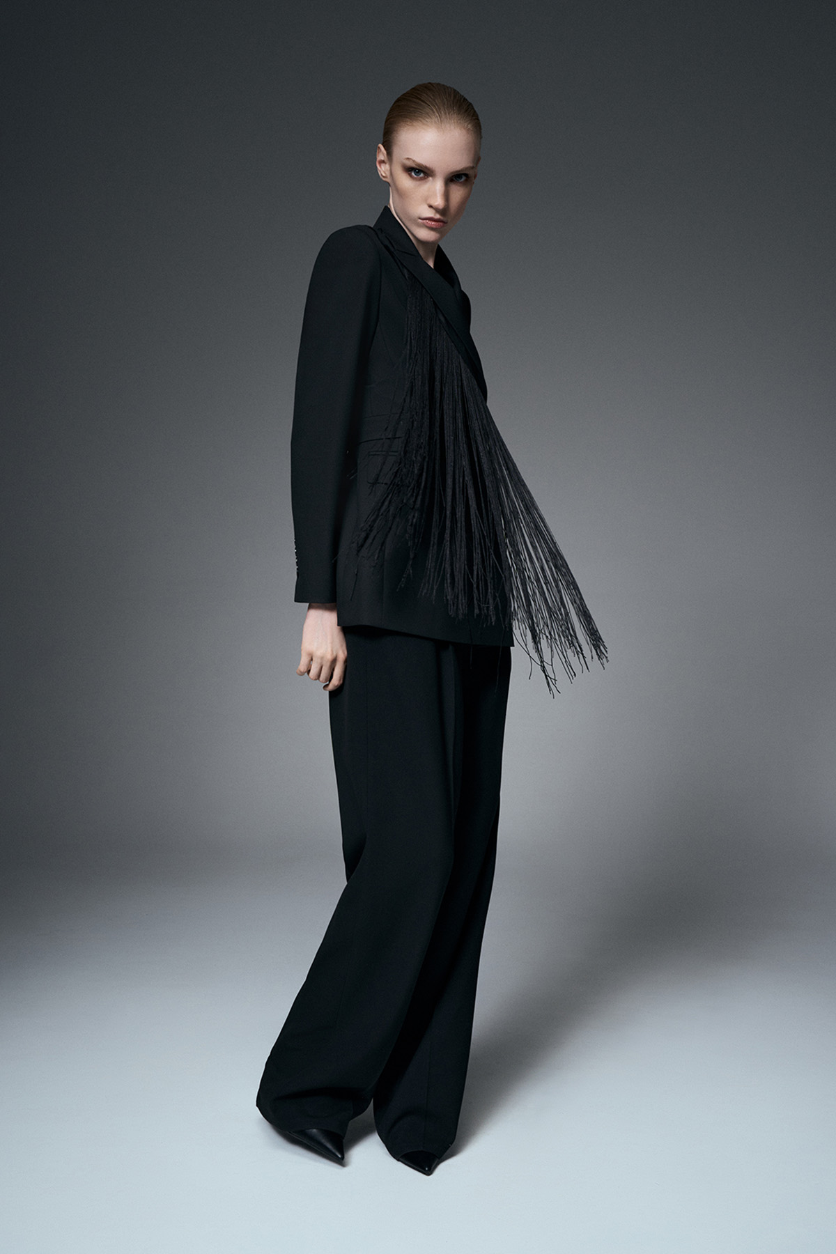 Жилет VASSA&Co, пол женский, цвет черный, фото №6