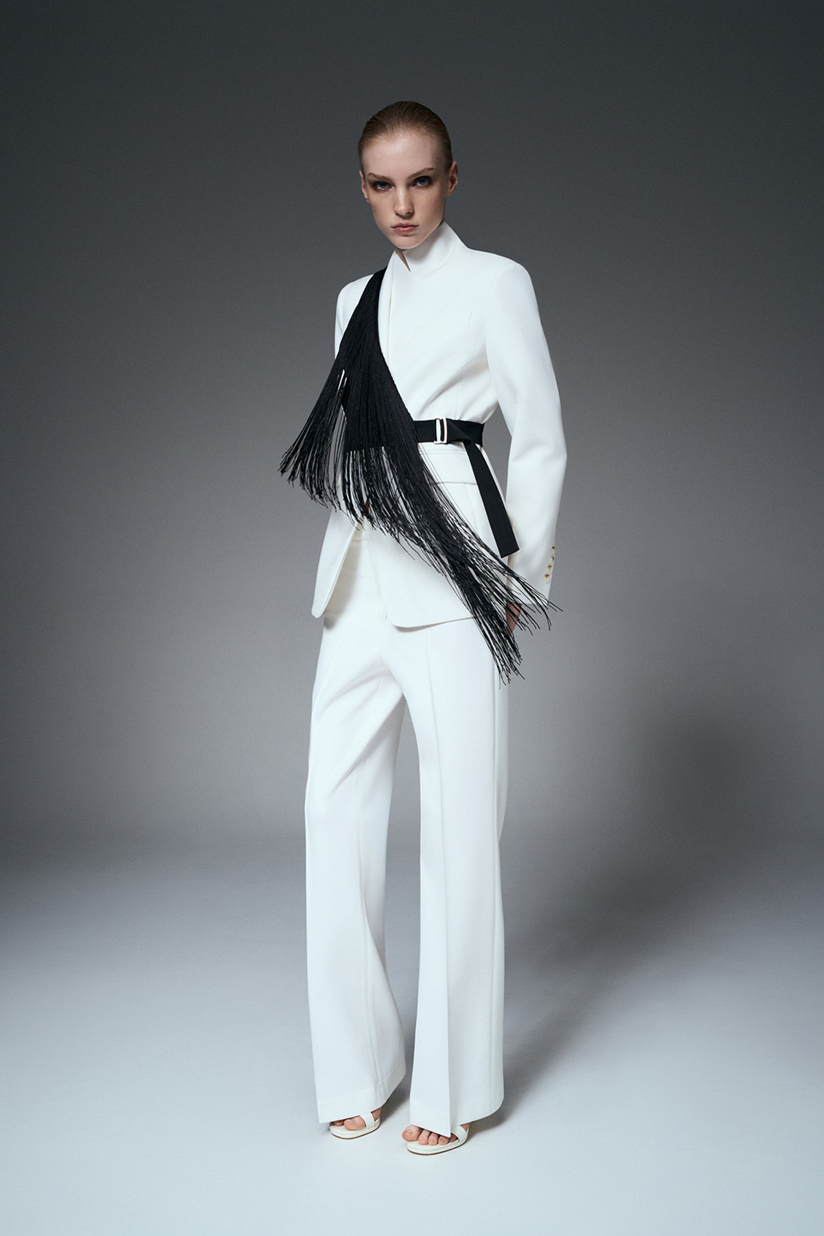 Жилет VASSA&Co, пол женский, цвет черный, фото №3