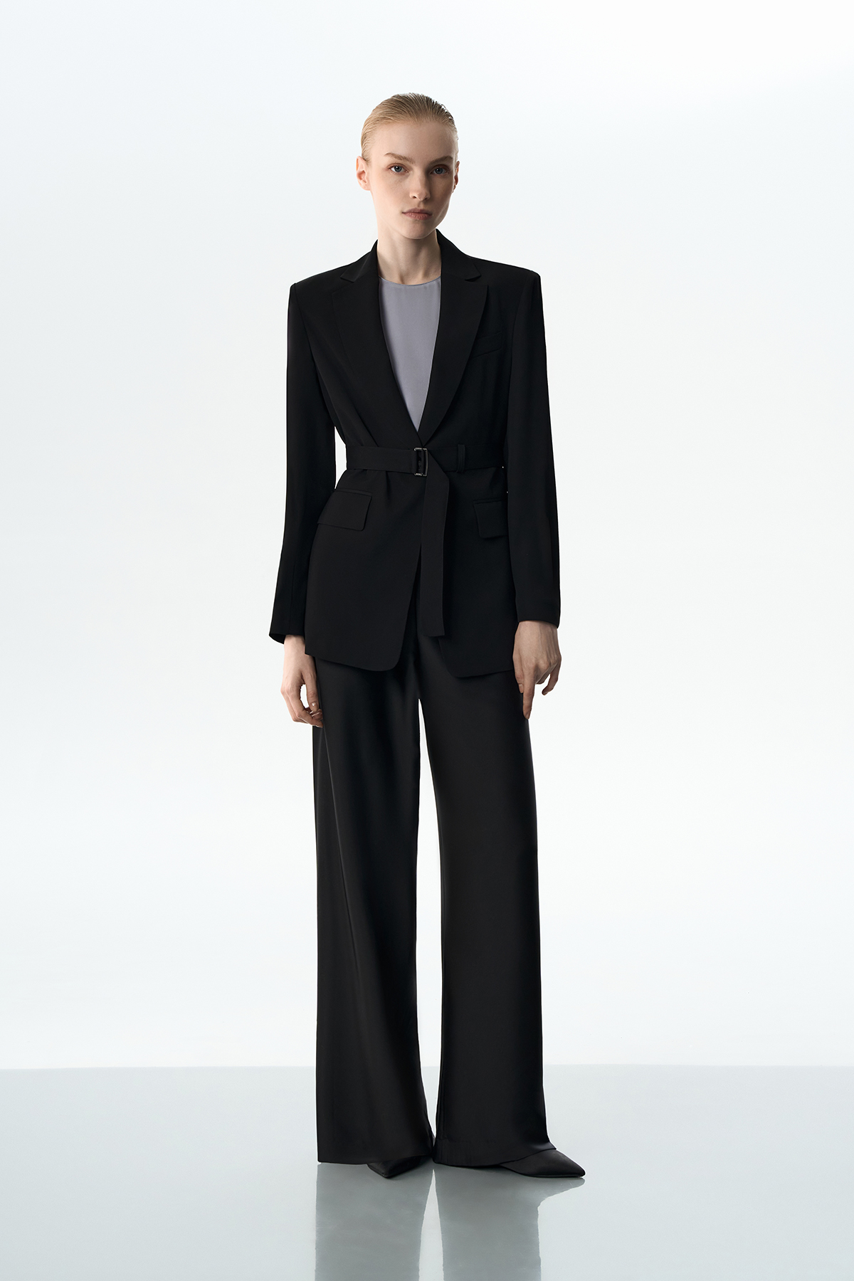 Жакет с облегченной спинкой VASSA&Co, пол женский, цвет черный, фото №3