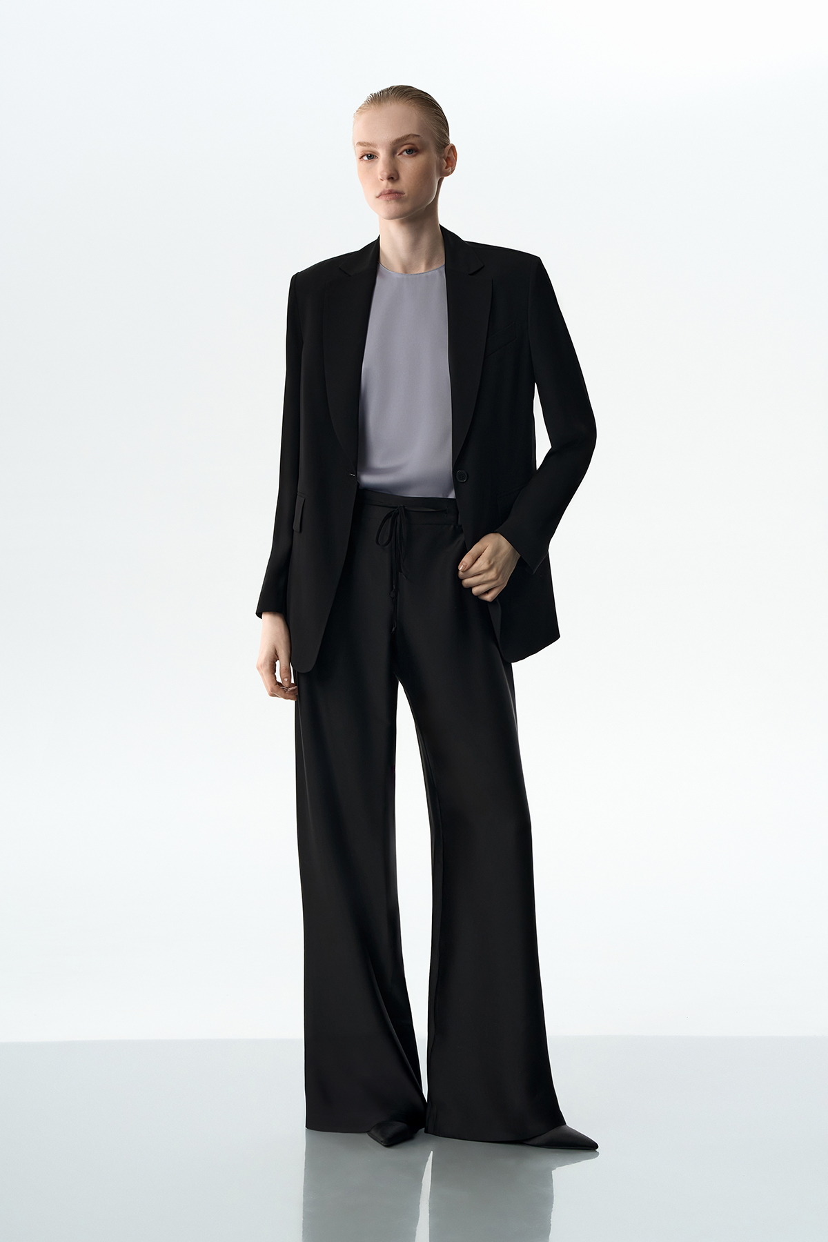 Жакет с облегченной спинкой VASSA&Co, пол женский, цвет черный, фото №4